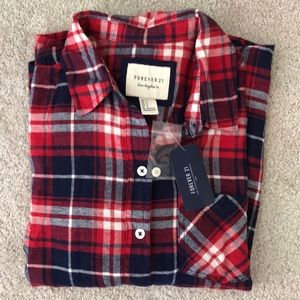 Forever 21 Plaid shirt Size: Small